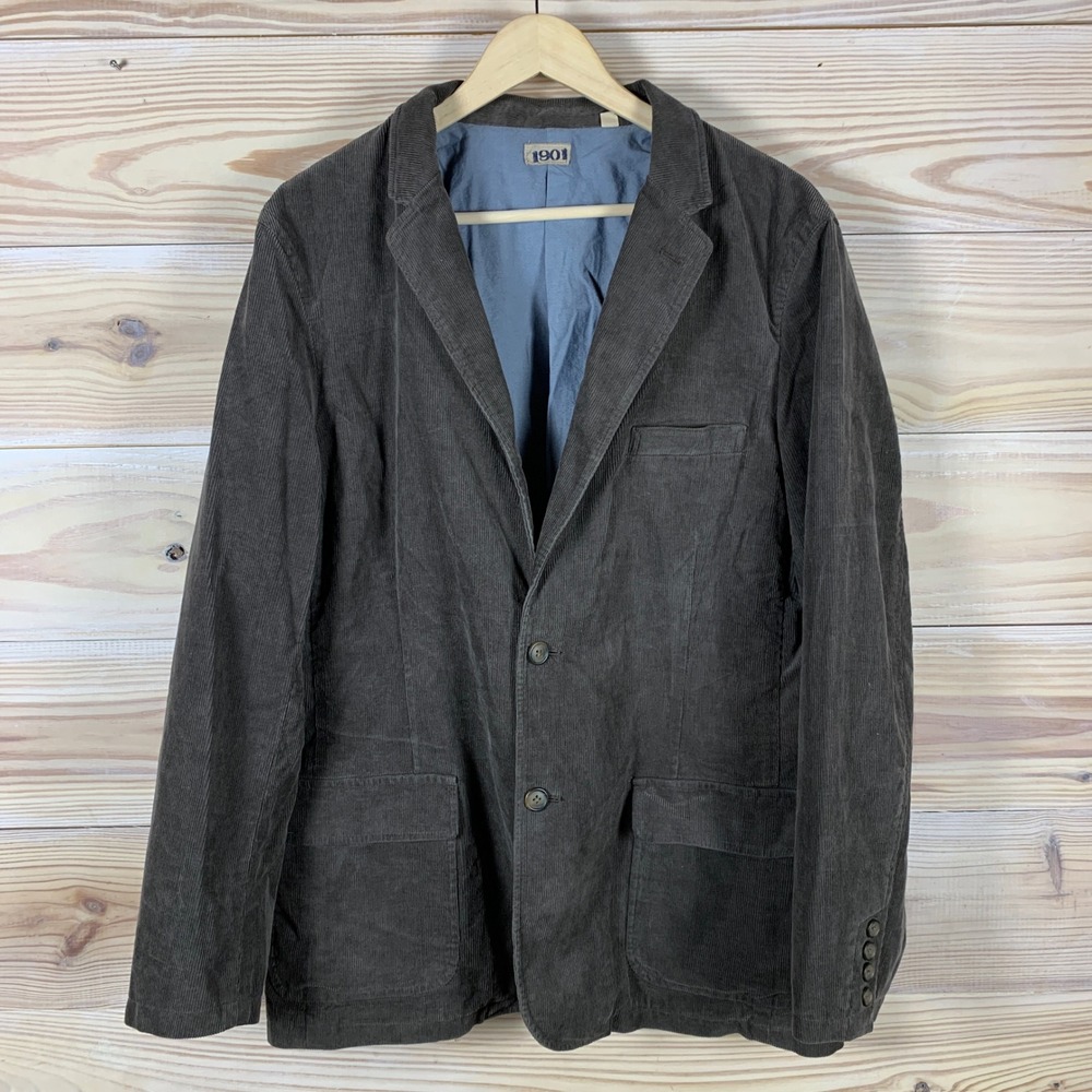 Circolo 1901 Blazer Mens XL Brown Corduroy Two Button Sport Coat Jacket Academia